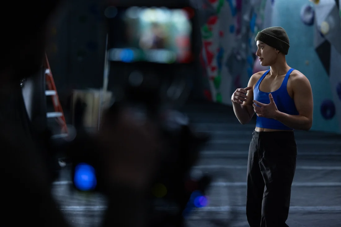 In front of the camera / Alannah Yip